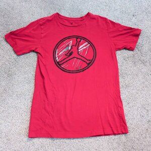 AIR JORDAN FLIGHT CLUB TSHIRT Youth XL 13-15 yrs Red Pre Owned